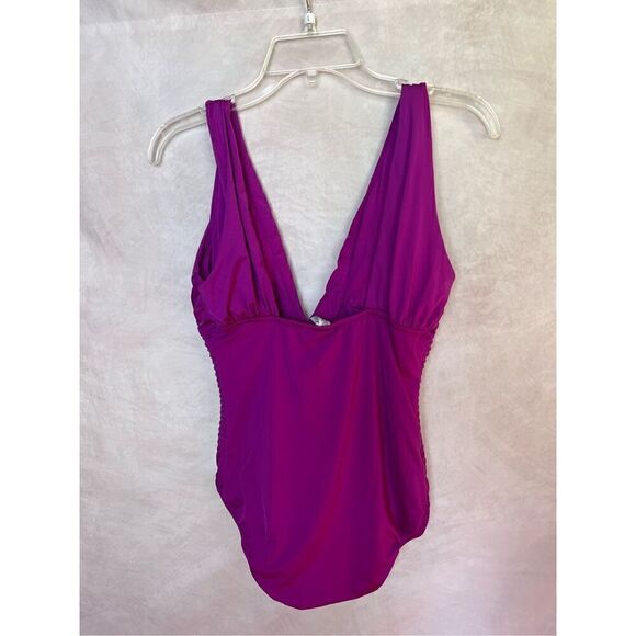 Purple One Piece Swimsuit - Picture 5 of 5
